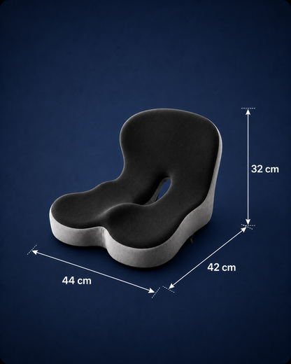 Cavena – Ergonomisches Sitzkissen mit Rückenstütze