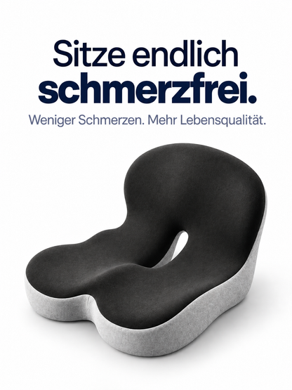 Endlich bequem sitzen – ohne dass dein Rücken ständig dazwischenfunkt.